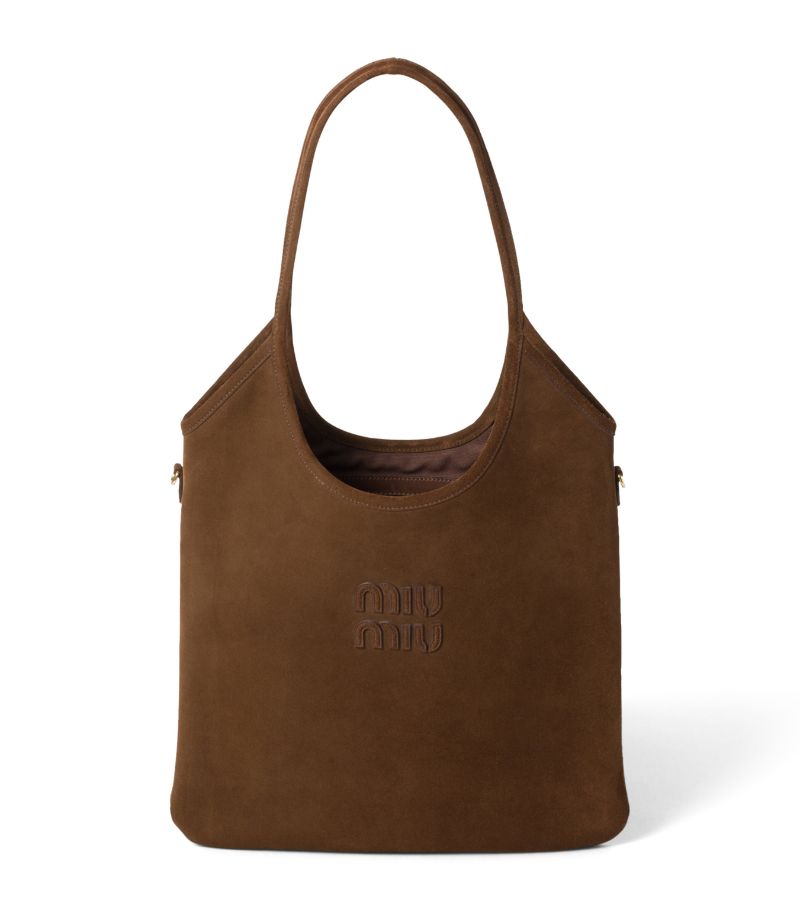 Miu Miu Miu Miu Suede Ivy Tote Bag