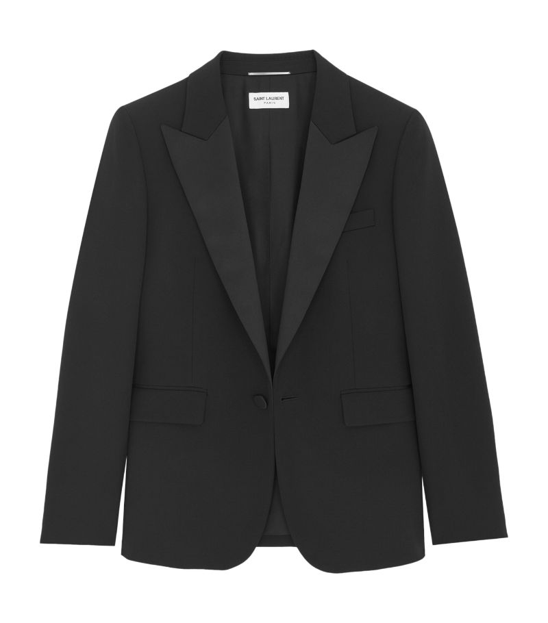 Saint Laurent Saint Laurent Virgin Wool Tuxedo Jacket