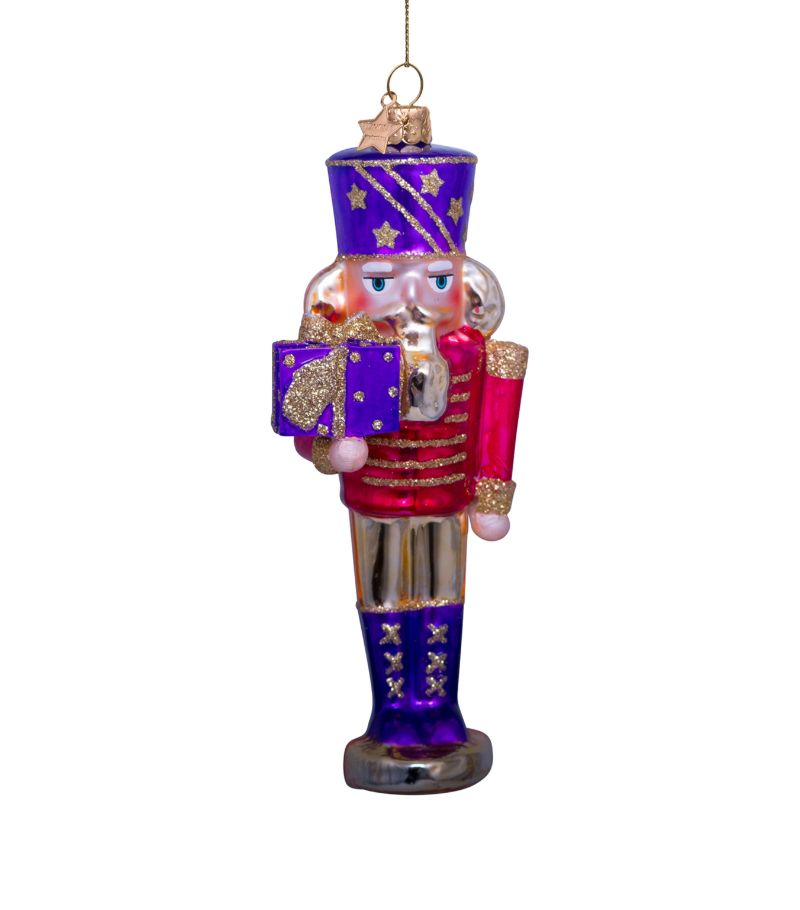 Harrods Harrods Glitter-Embellished Nutcracker Ornament