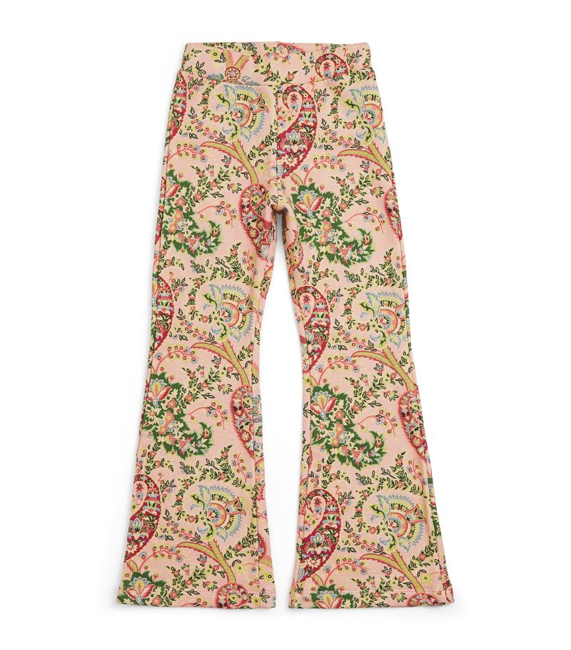  Etro Kids Cotton Paisley Flared Sweatpants (4-16 Years)