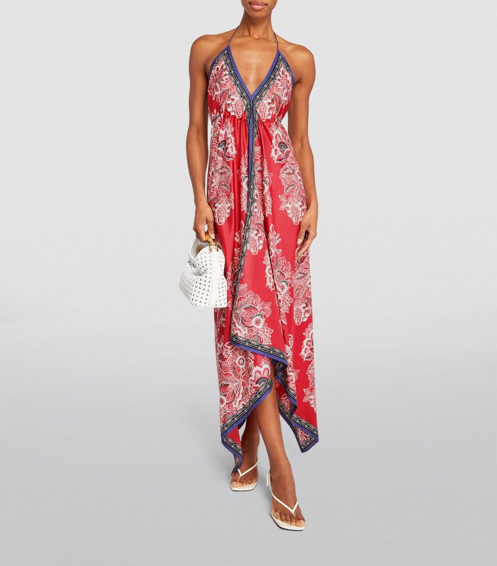 Etro Etro Silk Paisley Print Maxi Dress