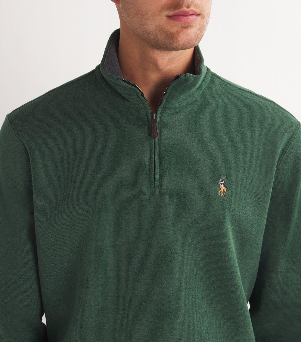 Polo Ralph Lauren Polo Ralph Lauren Double-Knit Half-Zip Sweatshirt