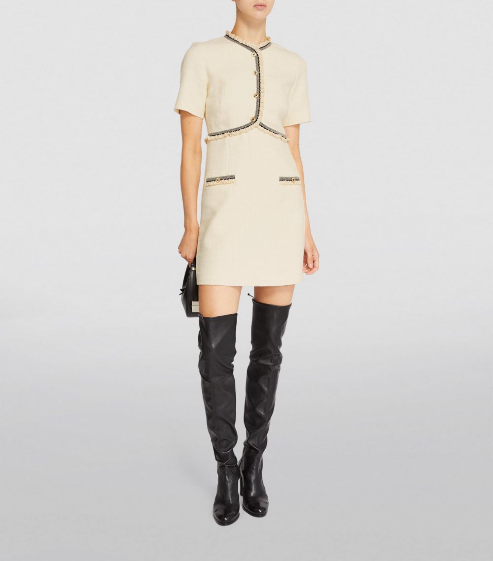  Sandro Tweed Mini Dress