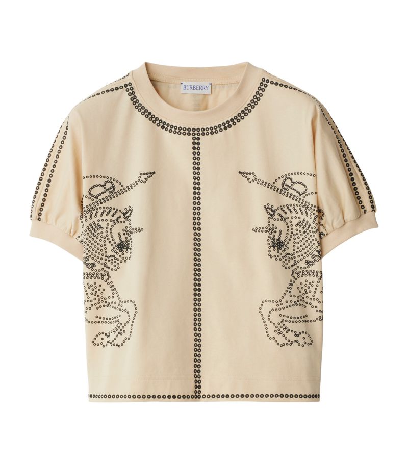 Burberry Burberry Kids Cotton Jersey Ekd T-Shirt