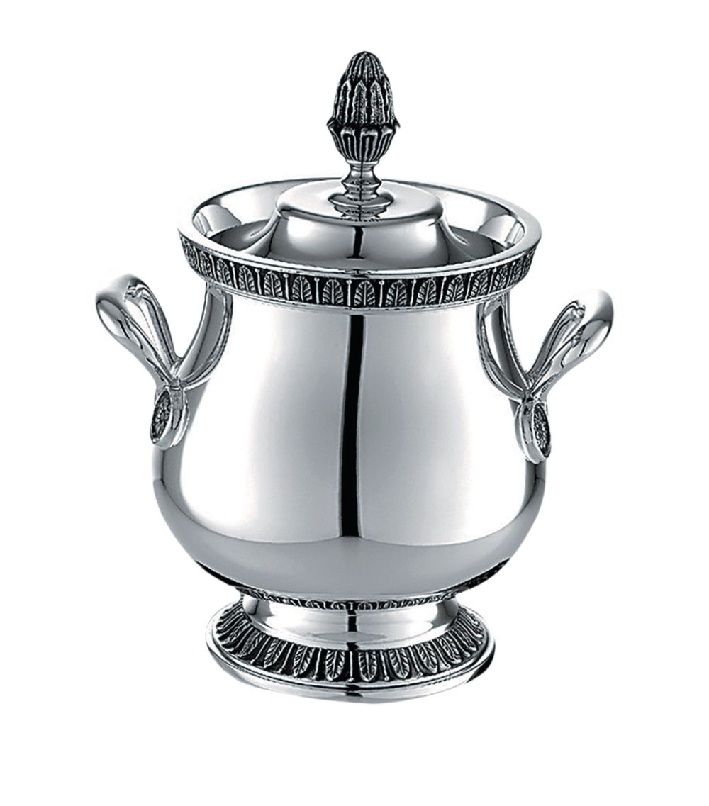 Christofle Christofle Silver-Plated Malmaison Covered Sugar Bowl