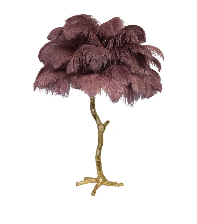 Aynhoe Park Aynhoe Park Ostrich Feather Table Lamp