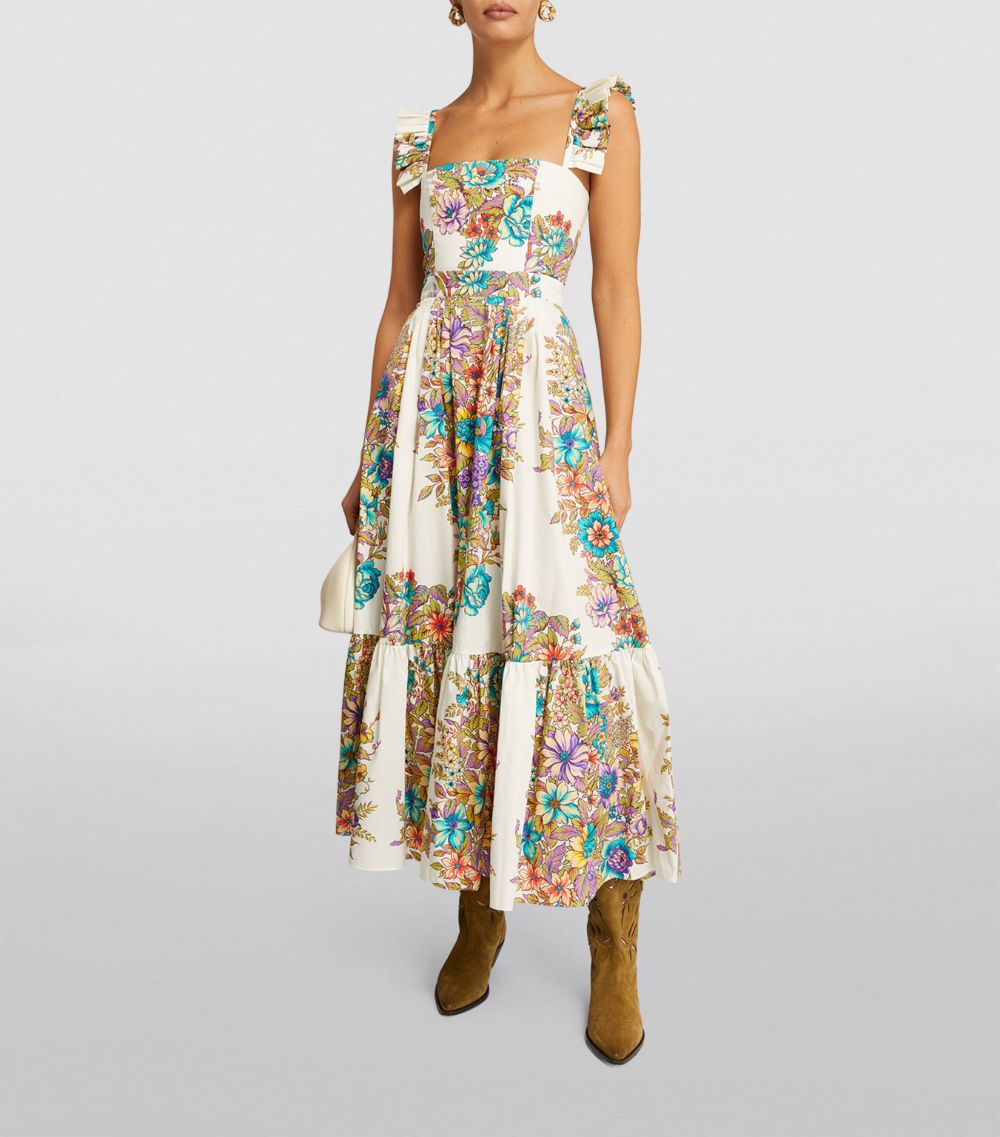 Etro Etro Floral Print Midi Dress