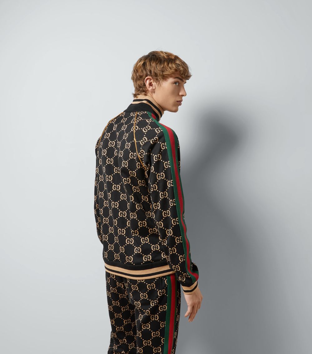 Gucci Gucci Logo Print Jacket