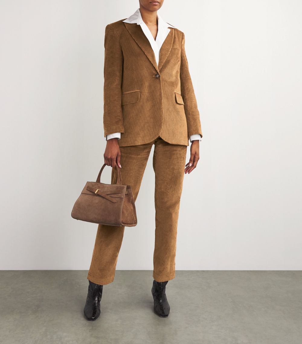  House Of Dagmar Organic Cotton Corduroy Blazer