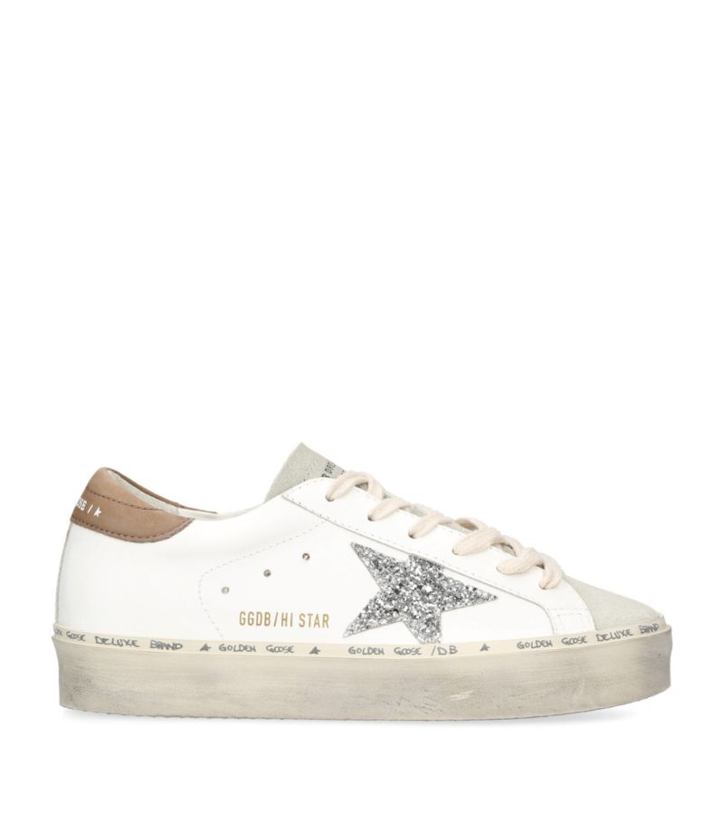 Golden Goose Golden Goose Leather Hi Star Sneakers