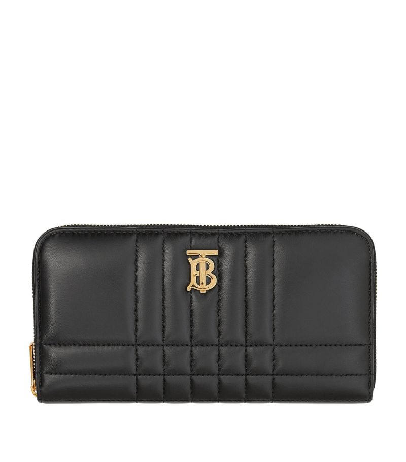 Burberry Burberry Leather Quilted Lola Zip-Around Wallet