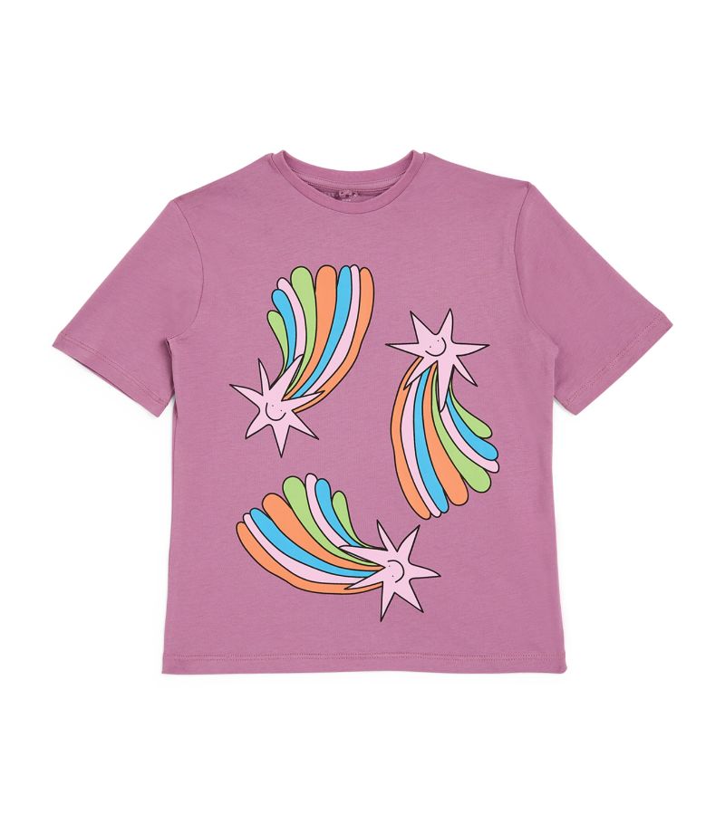 Stella McCartney Kids Stella Mccartney Kids Cotton Shooting Stars T-Shirt (2-14 Years)