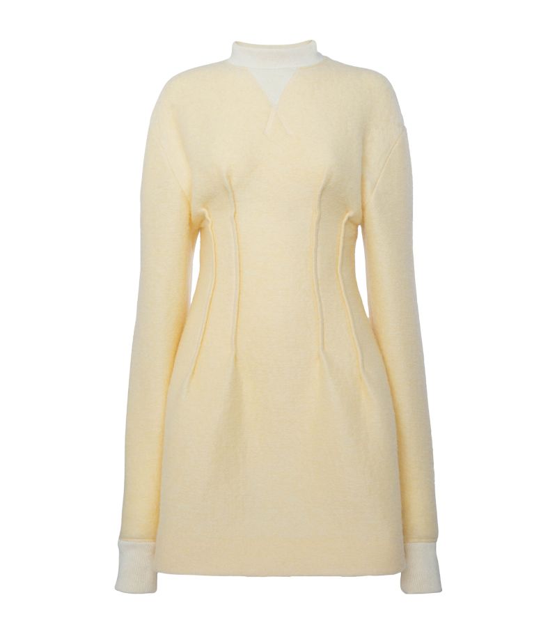 Jw Anderson Jw Anderson Brushed Hourglass Mini Dress