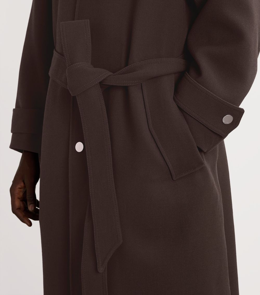 Ami Paris Ami Paris Virgin Wool Overcoat