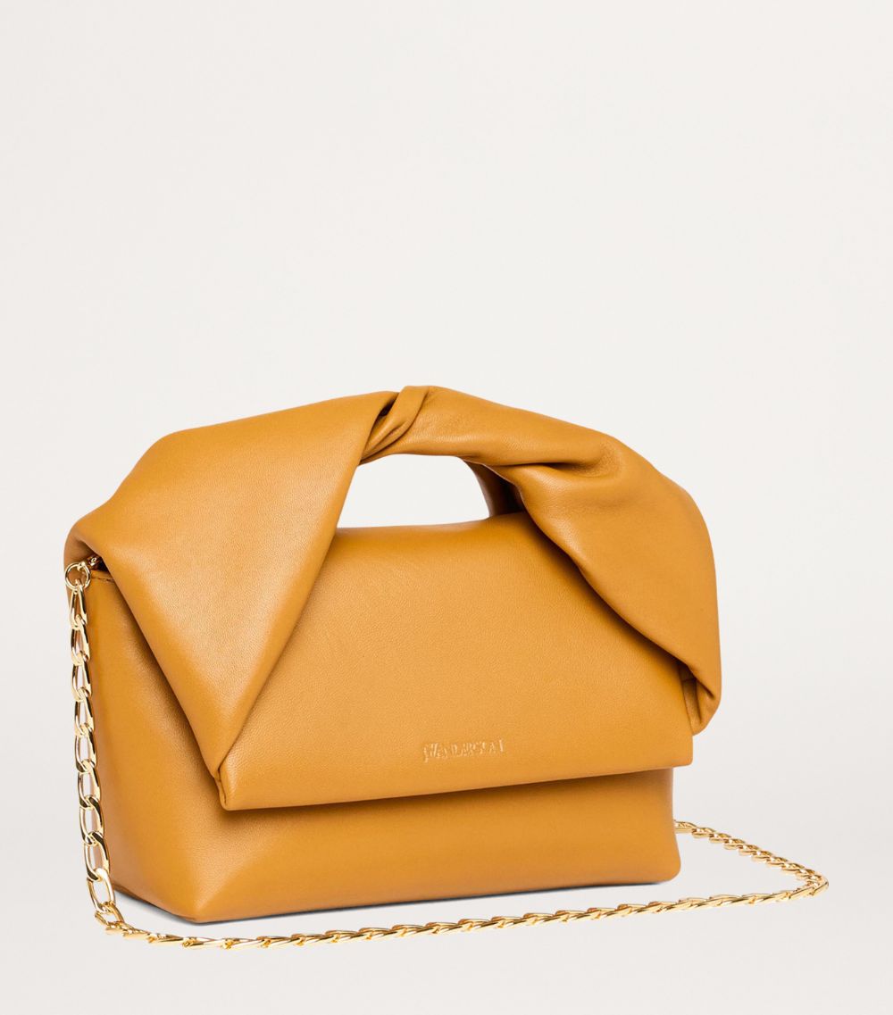 Jw Anderson Jw Anderson Medium Leather Twister Top-Handle Bag