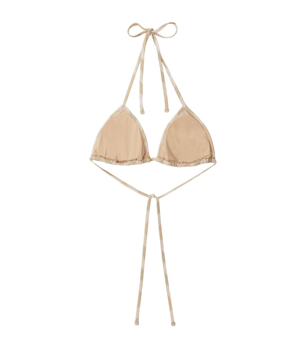 Burberry Burberry Check Bikini Top