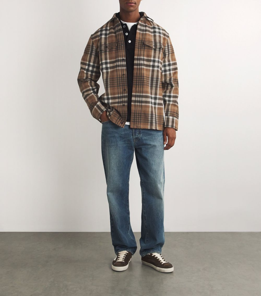 7 For All Mankind 7 For All Mankind Checked Double-Pocket Overshirt