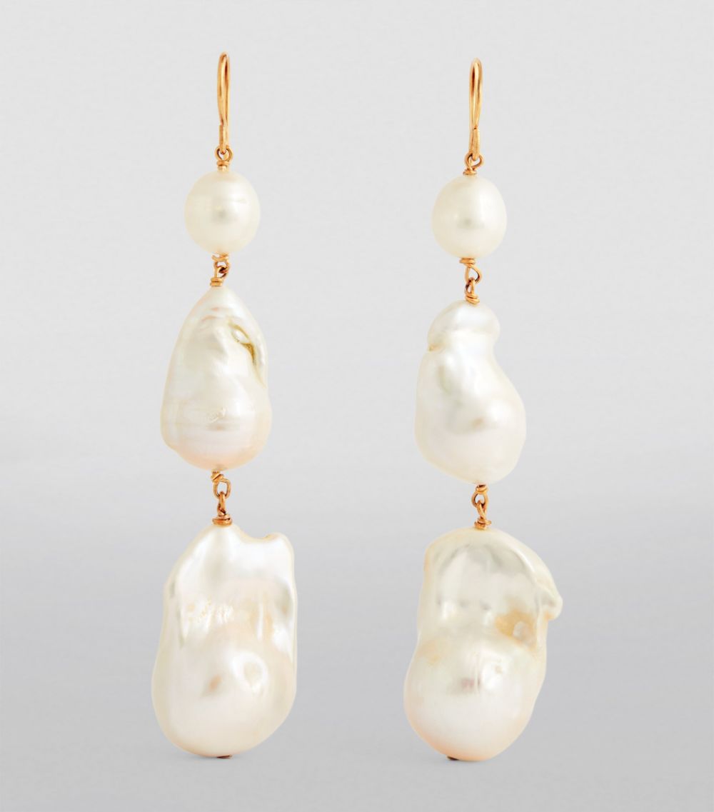 Jil Sander Jil Sander Pearl Drop Earrings