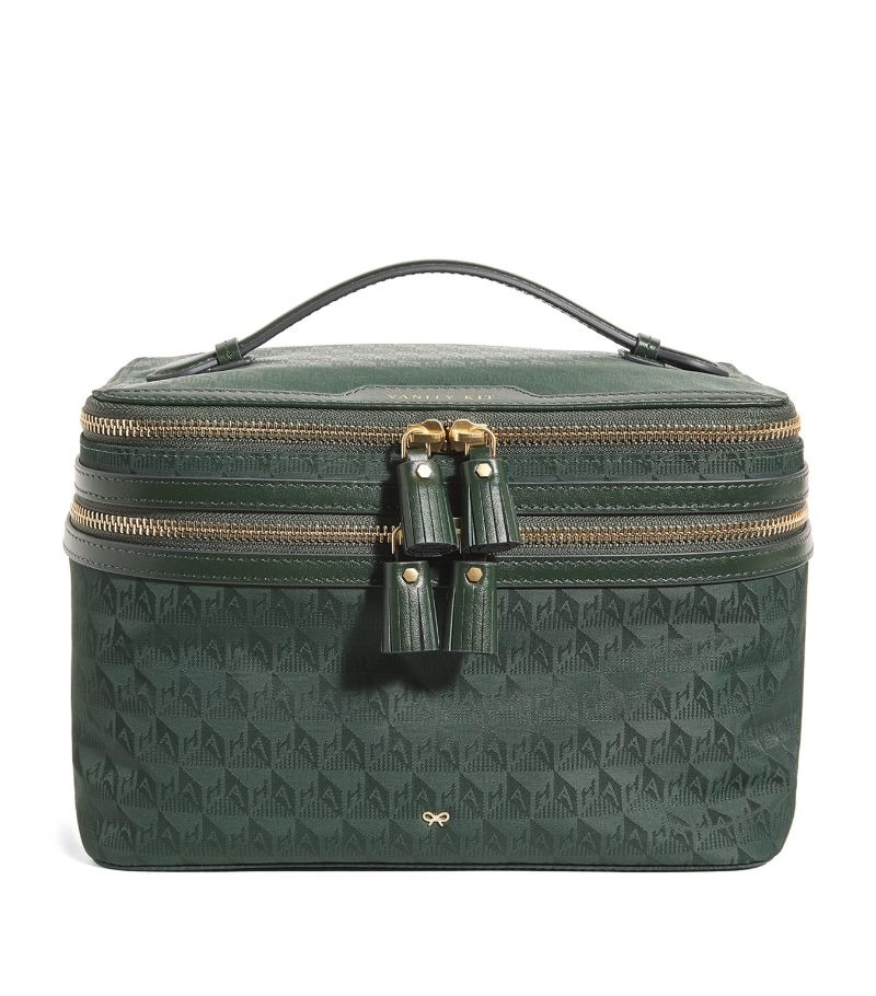 Anya Hindmarch Anya Hindmarch Jacquard Vanity Kit Travel Bag