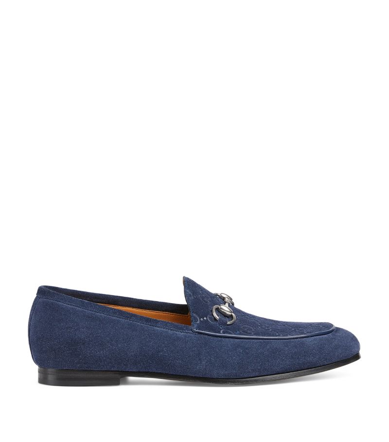 Gucci Gucci Suede Horsebit Loafers