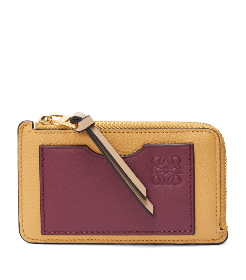 Loewe Loewe Leather Anagram Zipped Card Holder