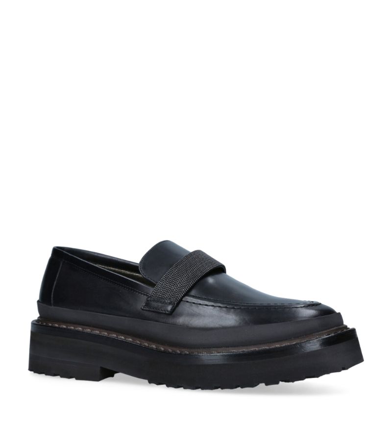 Brunello Cucinelli Brunello Cucinelli Leather Loafers