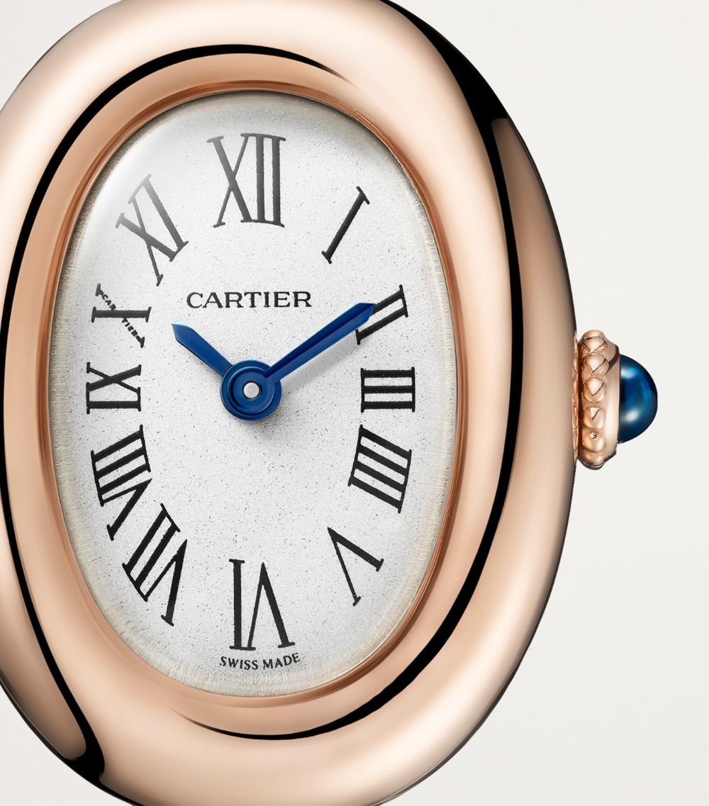 Cartier Cartier Mini Rose Gold Baignoire Watch 18.7Mm (Size 15)