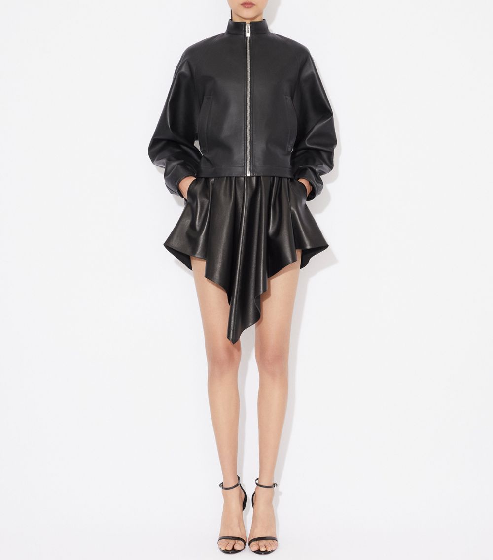 Alaïa Alaïa Leather Round Jacket