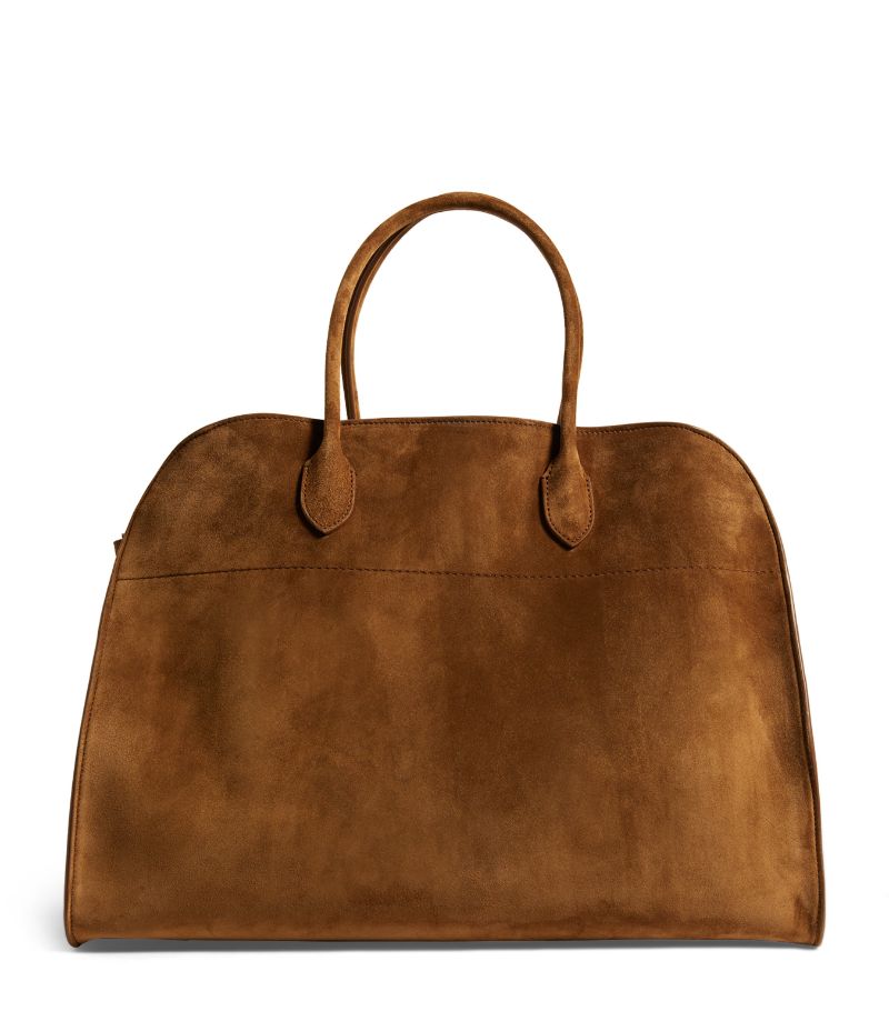 The Row The Row Suede Margaux 17 Tote Bag