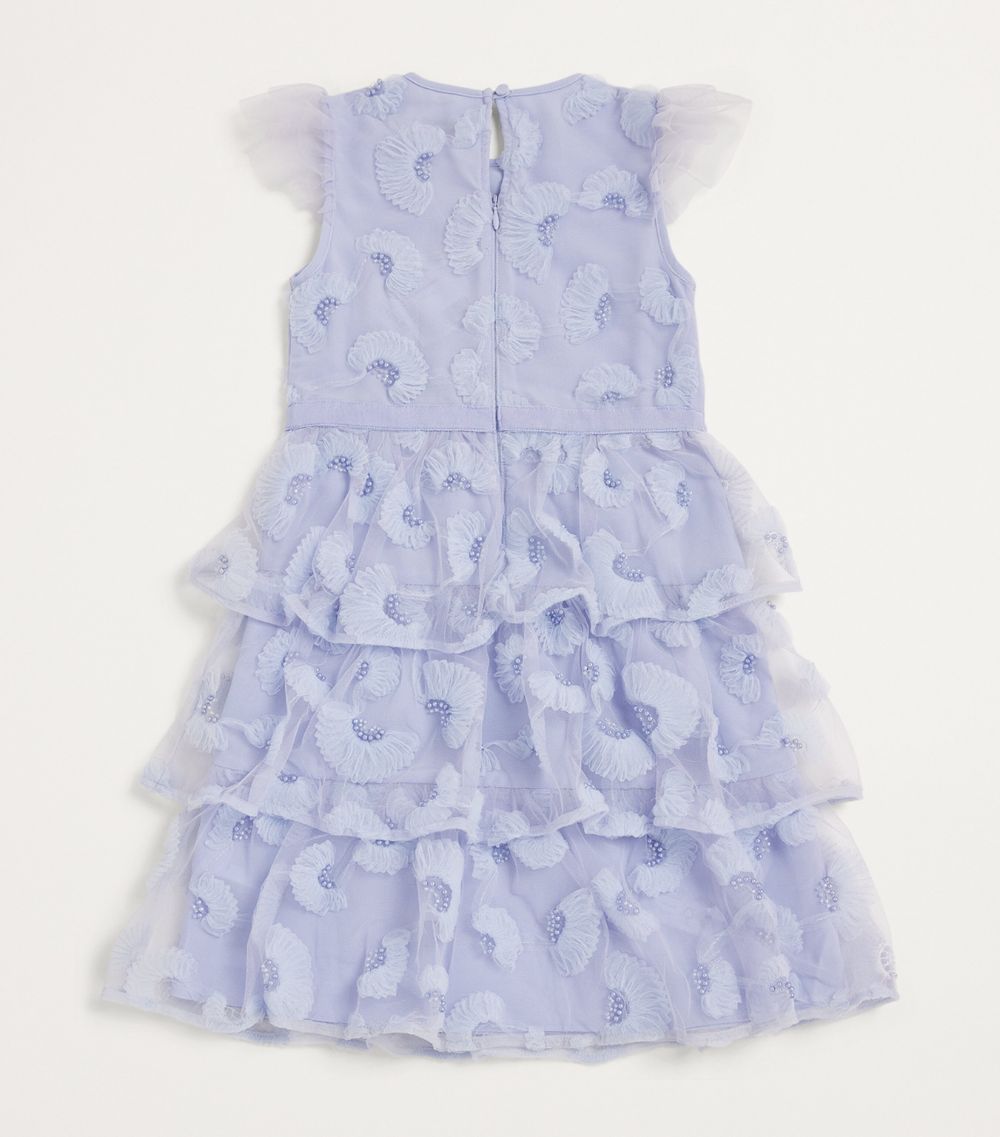 Self-Portrait Kids Self-Portrait Kids Tulle Embellished Dress (3-12 Years)