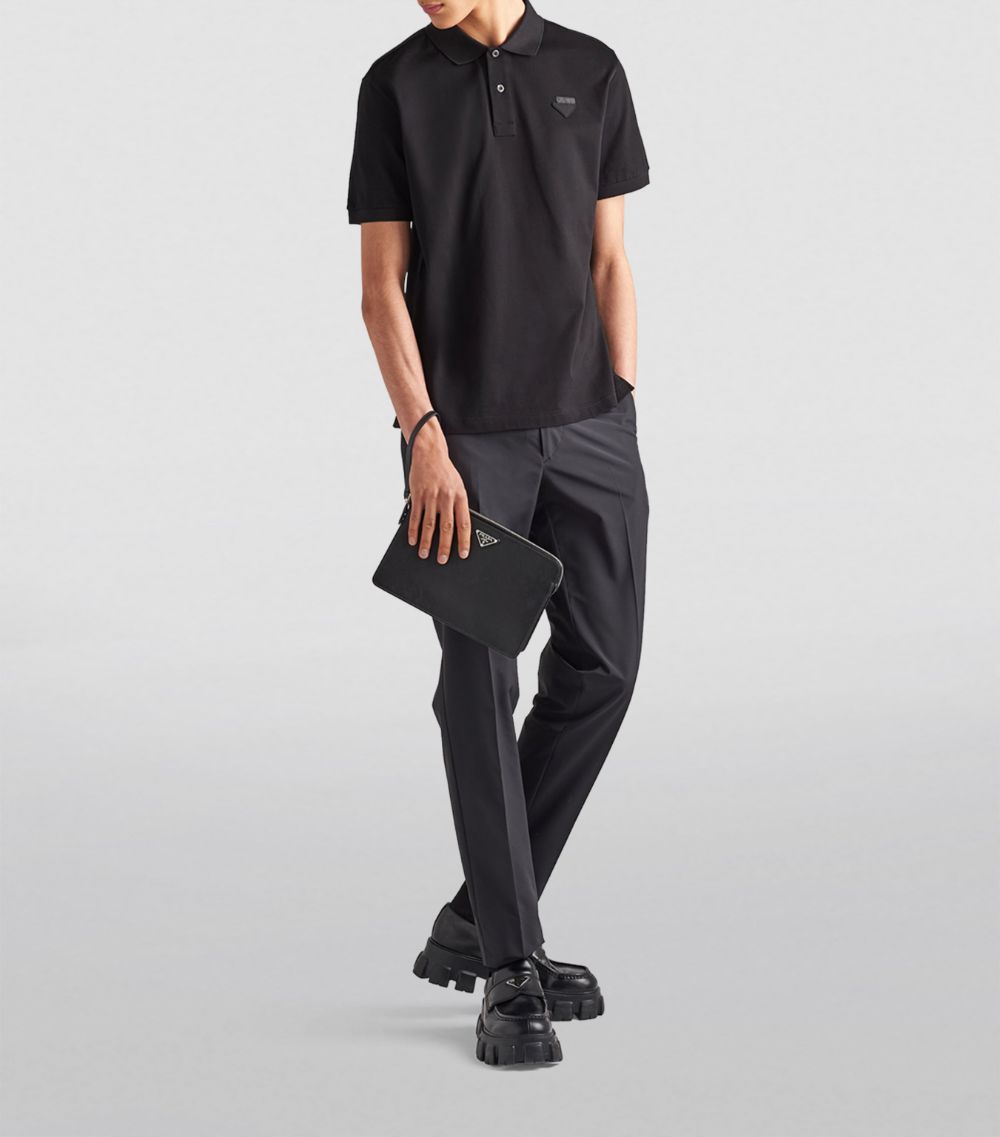 Prada Prada Logo Polo Shirt