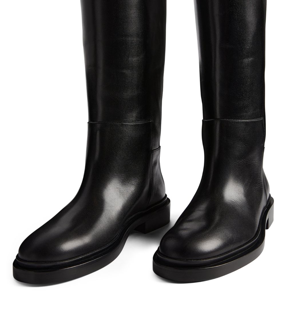 Jil Sander Jil Sander Leather Knee-High Boots