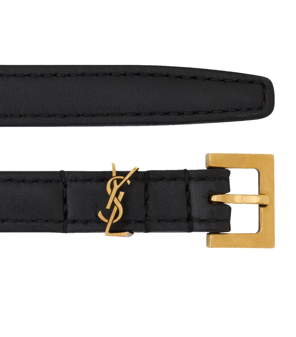 Saint Laurent Saint Laurent Extra-Thin Cassandre Belt