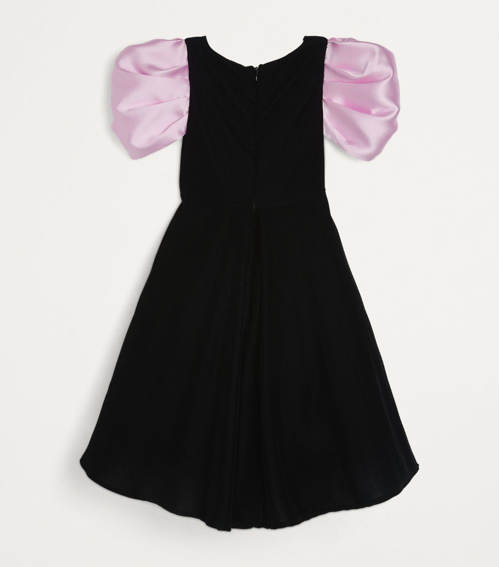  Celia Kritharioti Kids Velvet Duchesse Dress (2-12 Years)