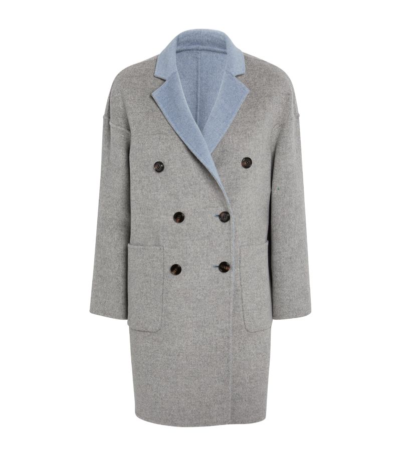 Max & Co. MAX & Co. Wool-Blend Reversible Riccardo Coat