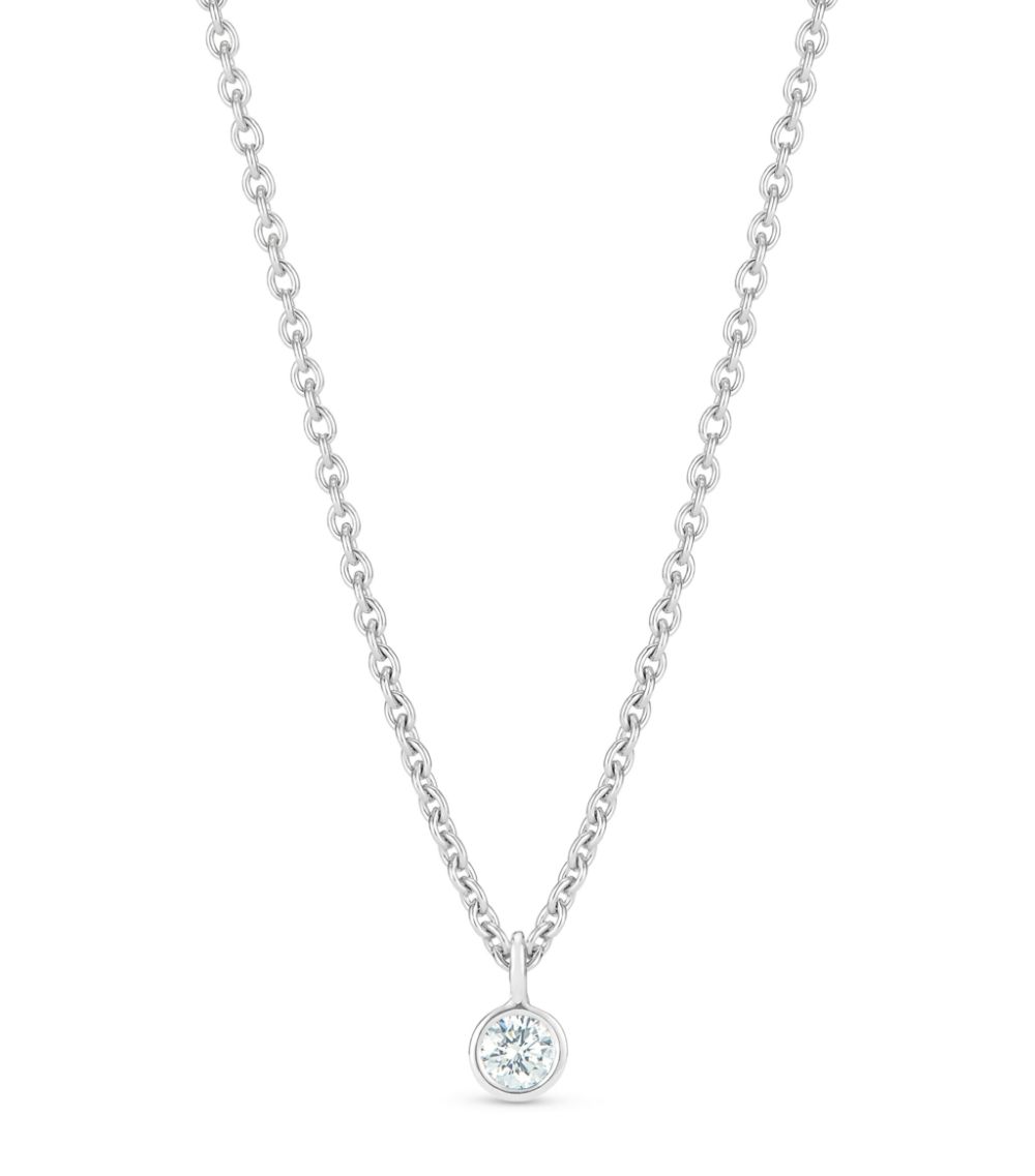 De Beers Jewellers De Beers Jewellers White Gold And Diamond My First De Beers Pendant