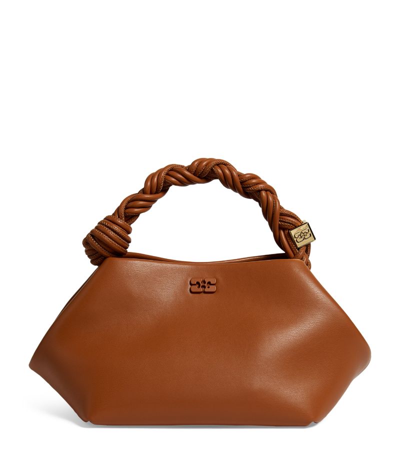 Ganni GANNI Leather Bou Top-Handle Bag