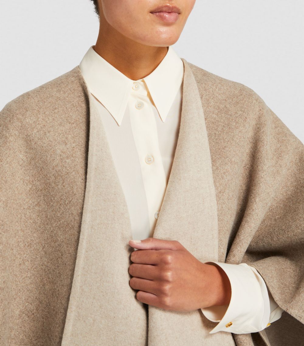 Max Mara Max Mara Alpaca-Wool-Blend Cape