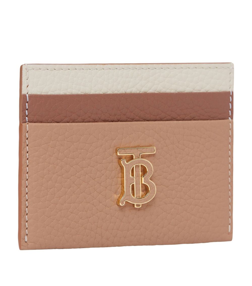 Burberry Burberry Leather TB Monogram Card Holder