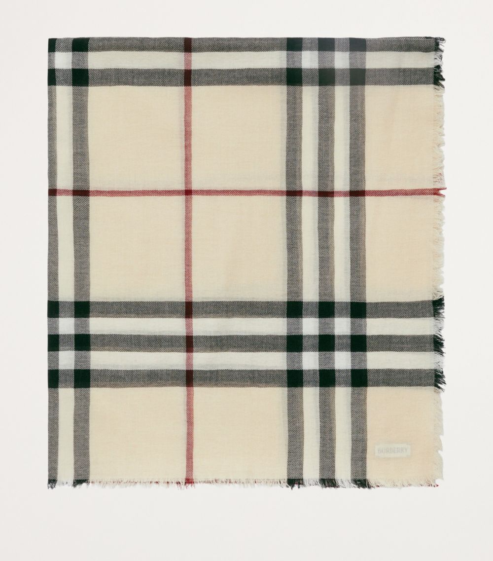 Burberry Burberry Wool Check Scarf