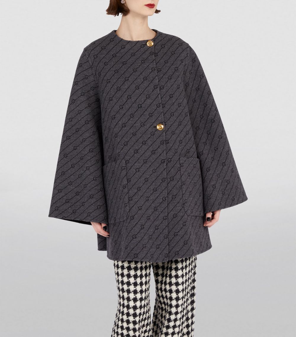 Gucci Gucci Reversible Wool Coat