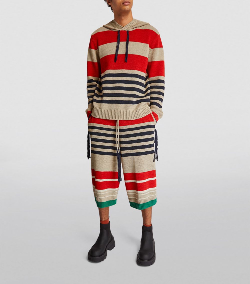 CRAIG GREEN Craig Green Striped Knitted Shorts