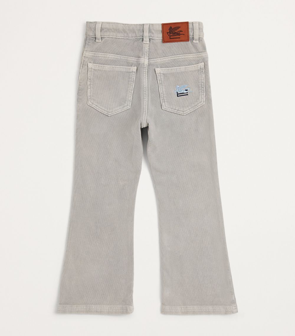  Etro Kids Corduroy Flared Trousers (4-16 Years)