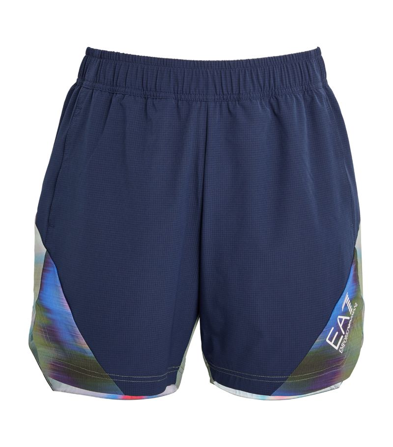 EA7 Emporio Armani Ea7 Emporio Armani Ombré-Back Running Shorts