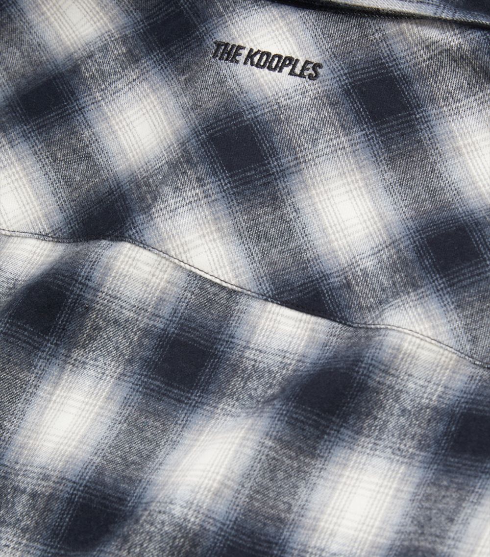 The Kooples The Kooples Wool Check Print Overshirt