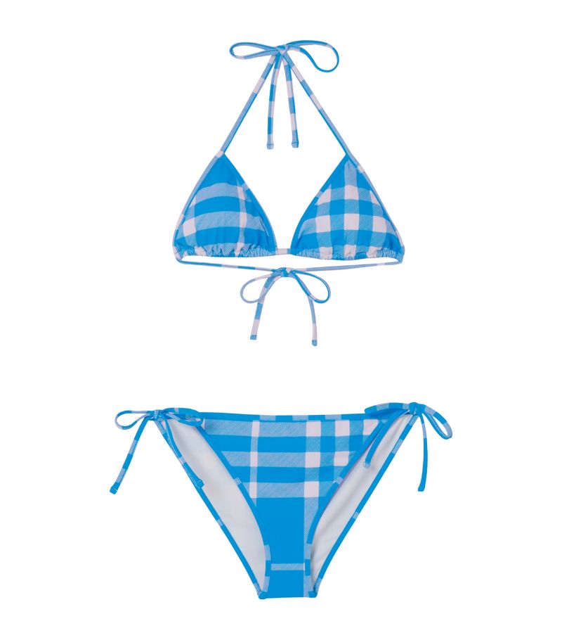 Burberry Burberry Check Triangle Bikini