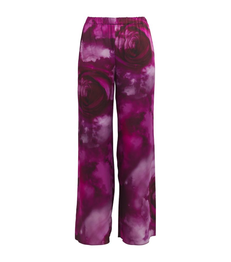 Marina Rinaldi Marina Rinaldi Rose Print Trousers