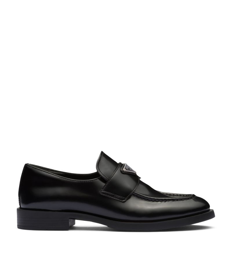 Prada Prada Calfskin Brushed Loafers