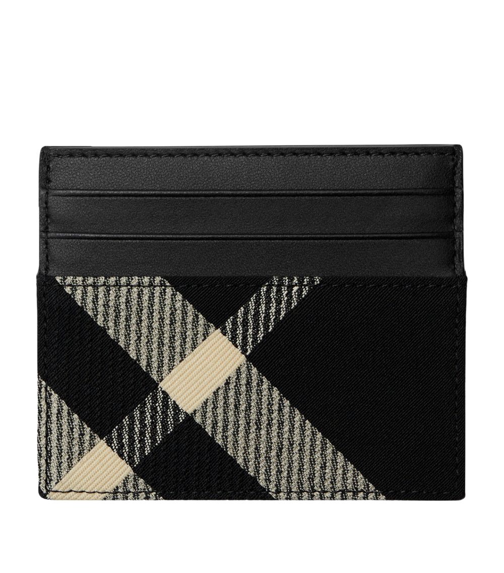 Burberry Burberry Tall Check Card Holder