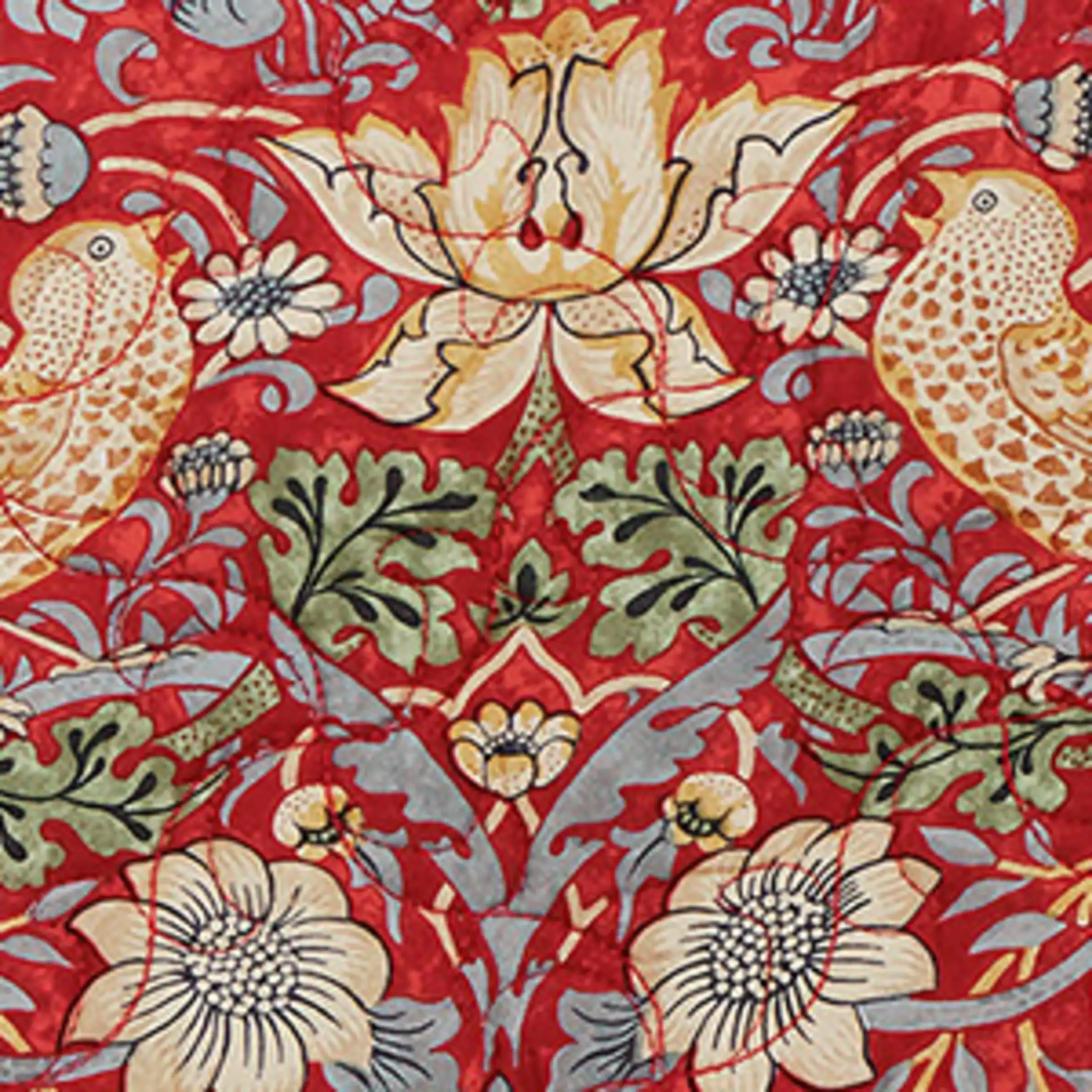 Morris & Co. Morris & Co. Strawberry Thief Bedspread